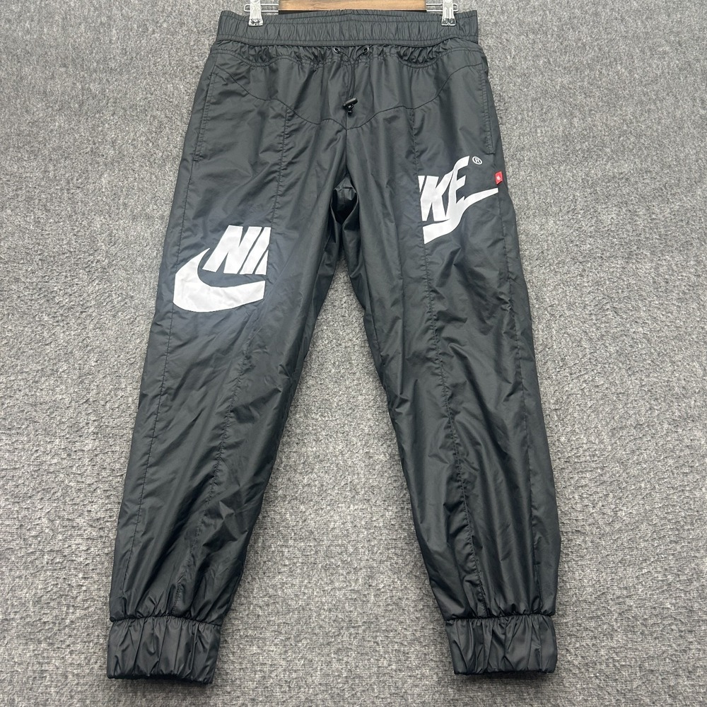 Nike Windrunner Womens Medium Sportswear Pants Black Track Dance Block Street